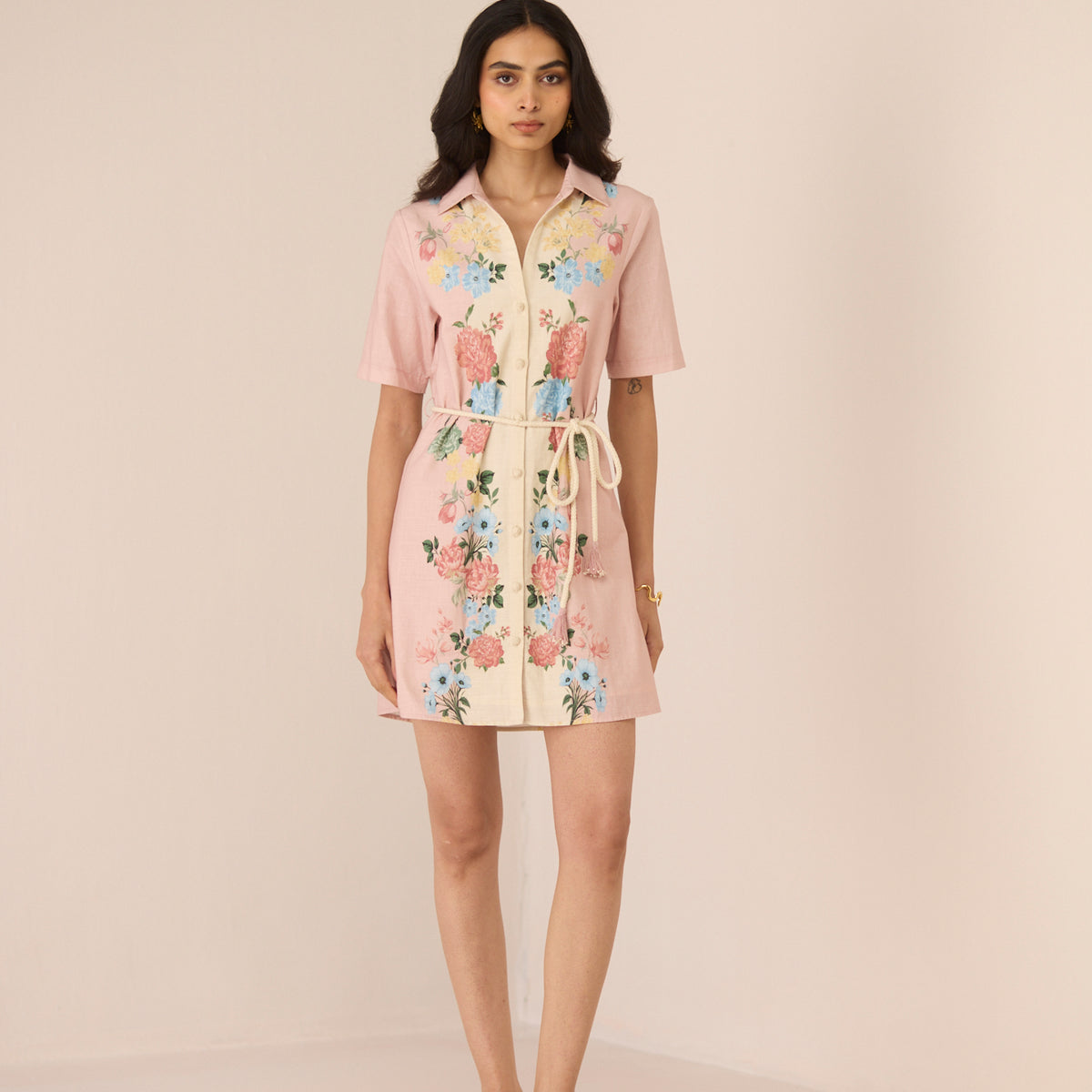 Shea Mini Dress | Effortless Cotton Slub Mini Dress Chic – Calling June