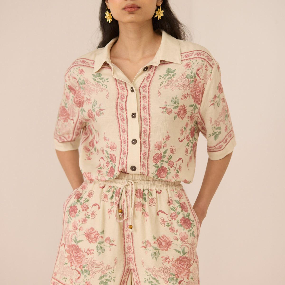 Malibu Shirt | Chic Resort-Inspired Viscose Linen Shirt – Calling June