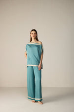 Noah Trousers in Teal