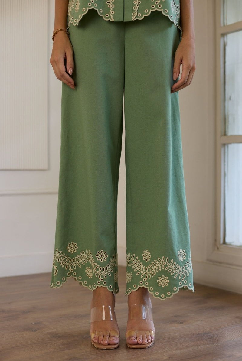 Olive Trousers - Calling June India