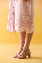 Petal Shirt Dress Pink - Calling June India
