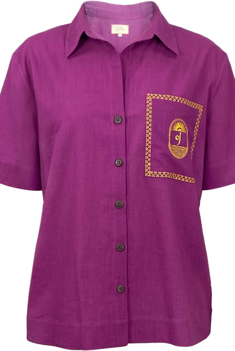 Serene Shirt Purple - Calling June India