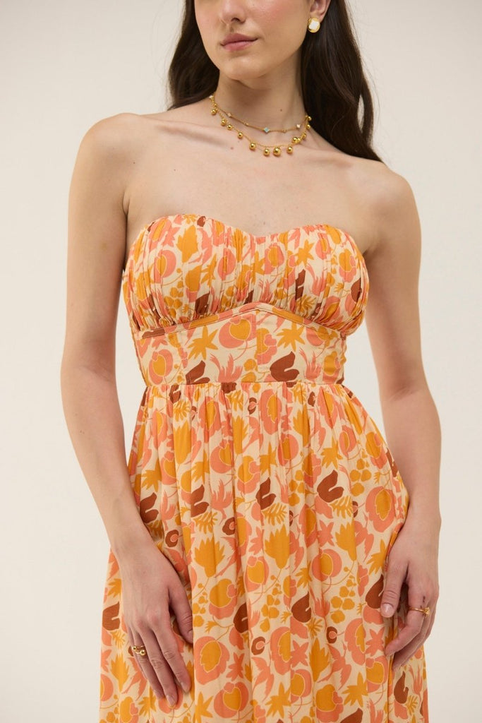 Tangerine Dress - Calling June India