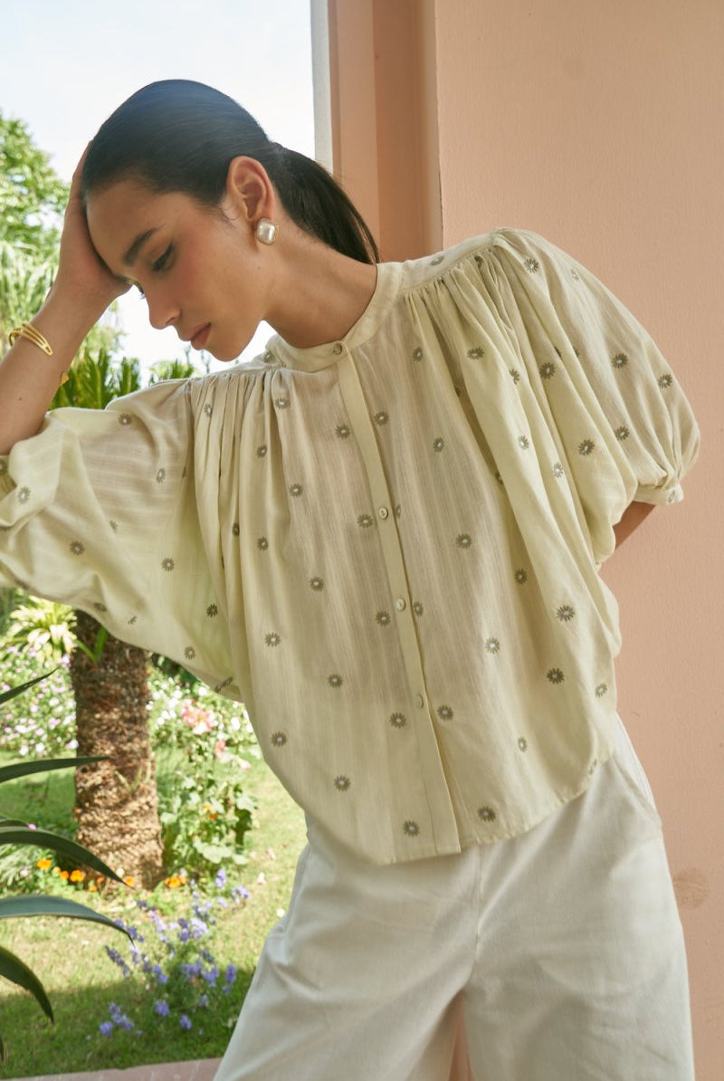 Cosmos Oversized Blouse - Calling June India