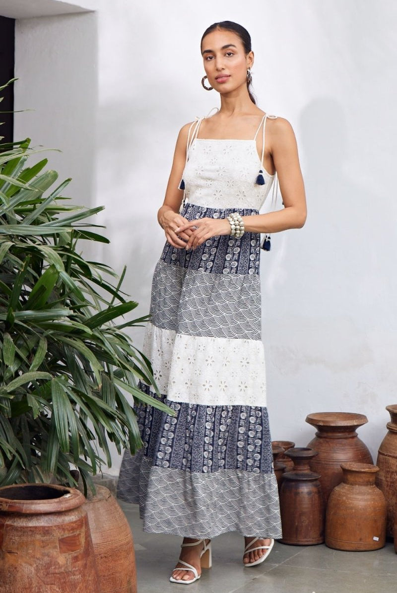Malvella Tiered Midi Dress - Calling June India