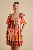 Maple Linen Mini Dress - Calling June India