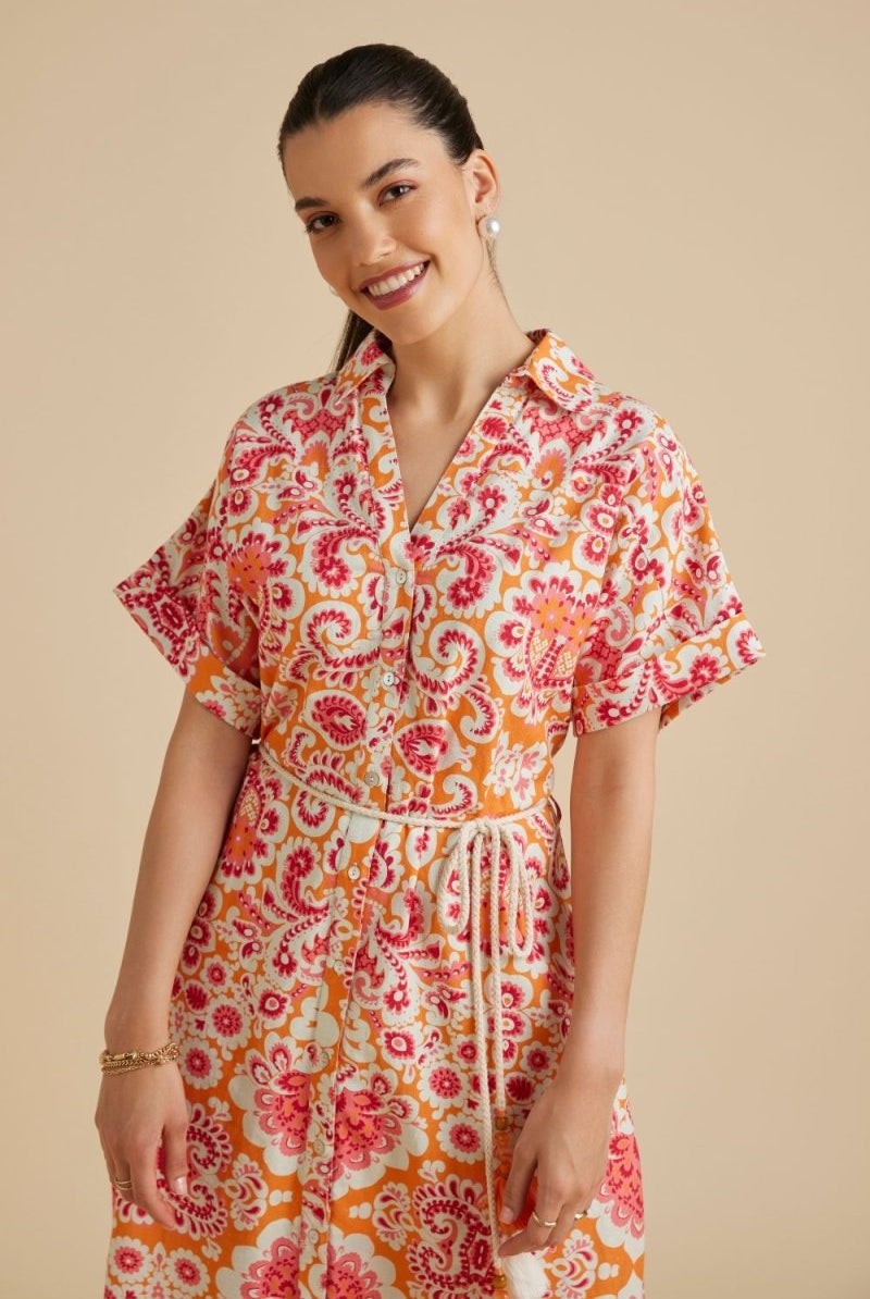 Myrtle Shirt Dress - Calling June India