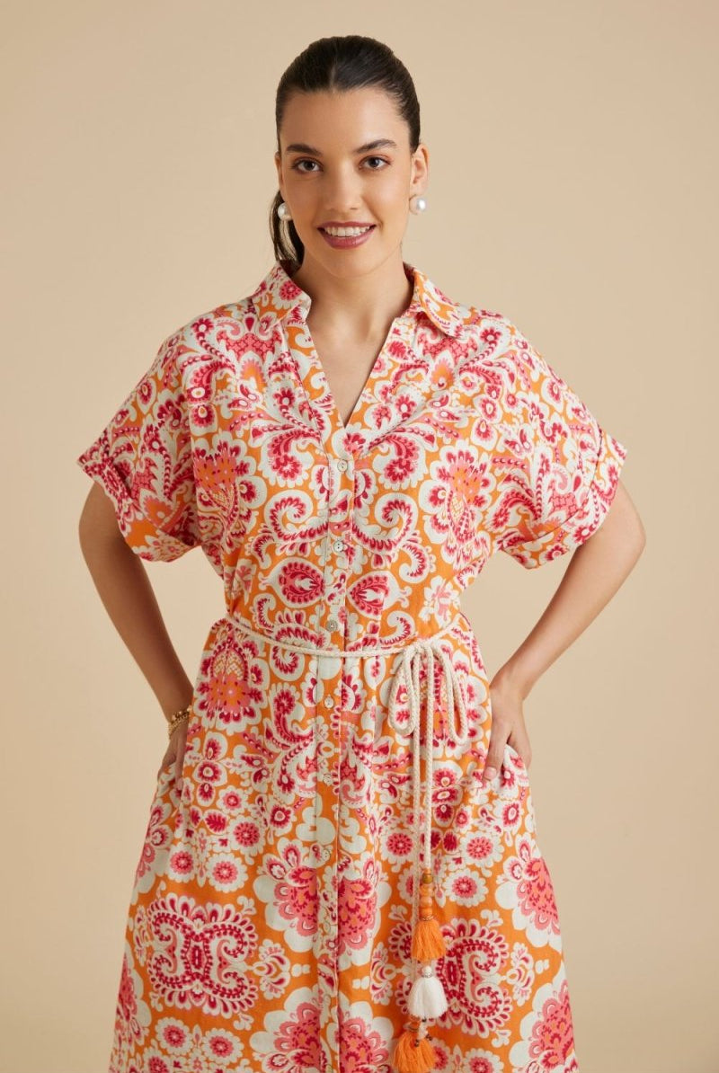 Myrtle Shirt Dress - Calling June India