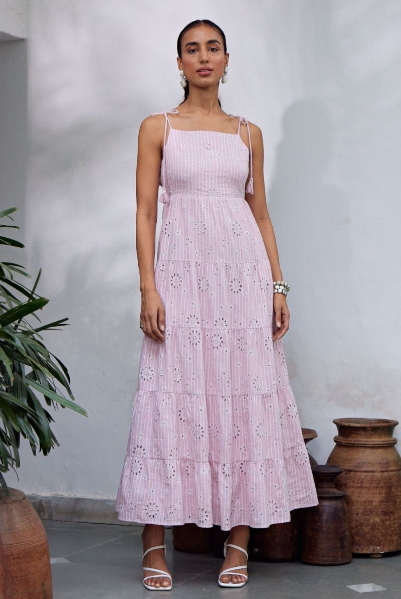 Viola Tiered Dress - Calling June India